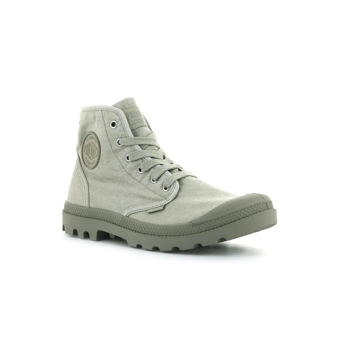 Palladium Pampa Hi Eucalyptus / Alluminum נעלי פלדיום לגבר אפור ירוק