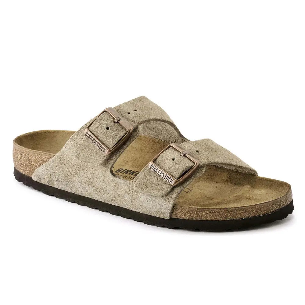 Birkenstock Arizona BS Leather כפכפי בירקנשטוק לאישה חום-בז'