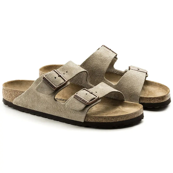 Birkenstock Arizona BS Leather כפכפי בירקנשטוק לאישה חום-בז'