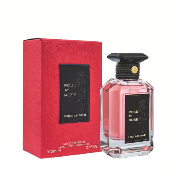 Fragrance World Pose as Rose EDP 100ml בושם יוניסקס