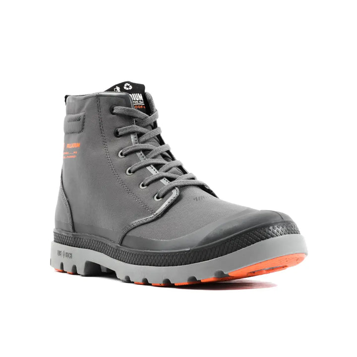 Palladium Pampa Recycle Lite+ WP+ נעלי פלדיום אפורות לגבר