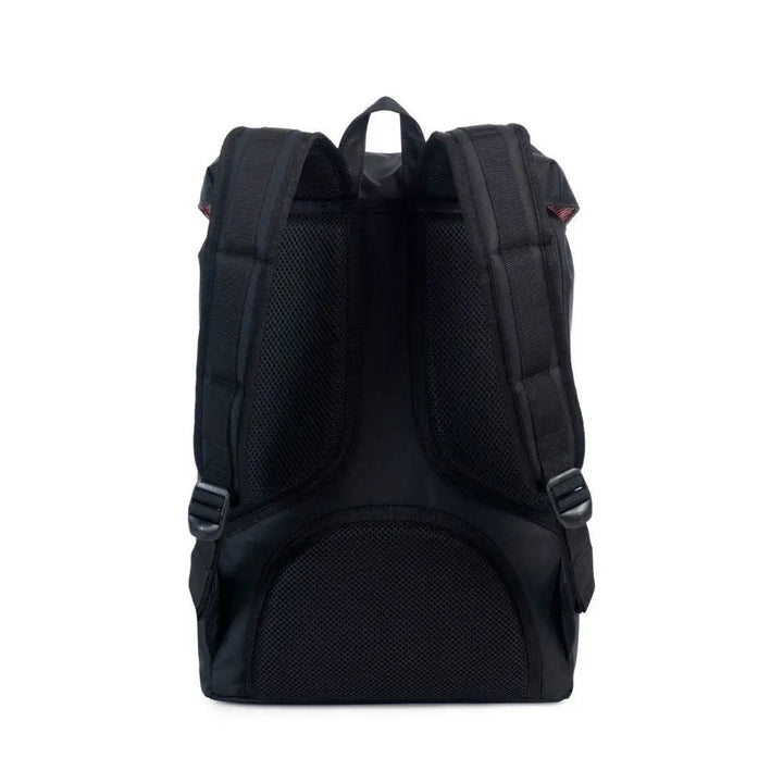 Herschel Little America Black Crosshatch/Black Rubber 15" תיק גב הרשל ליטל אמריקה שחור-אפור