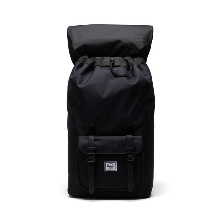 Herschel Little America 15" Black /Black Rubber תיק גב הרשל 25 ליטר