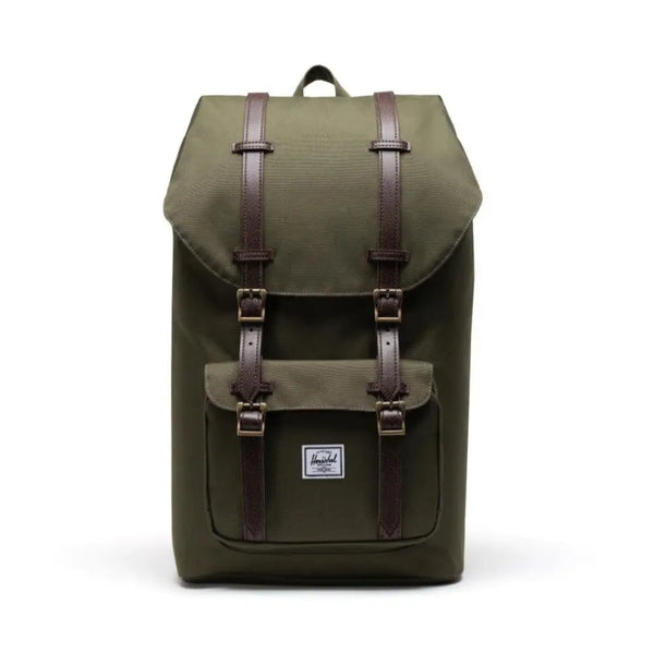 Herschel Little America Ivy Green/Chicory Coffee 15" תיק גב הרשל ליטל אמריקה ירוק כהה