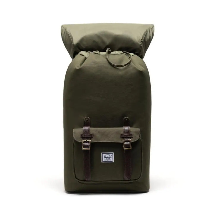 Herschel Little America Ivy Green/Chicory Coffee 15" תיק גב הרשל ליטל אמריקה ירוק כהה