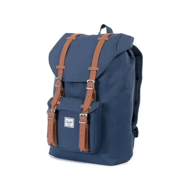 Herschel Little America Mid Vol 13" Navy/Tan תיק גב הרשל 17 ליטר