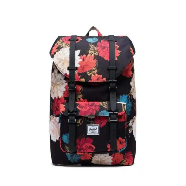 Herschel Little America Mid Volume Floral תיק גב הרשל 17 ליטר