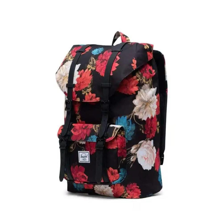 Herschel Little America Mid Volume Floral תיק גב הרשל 17 ליטר