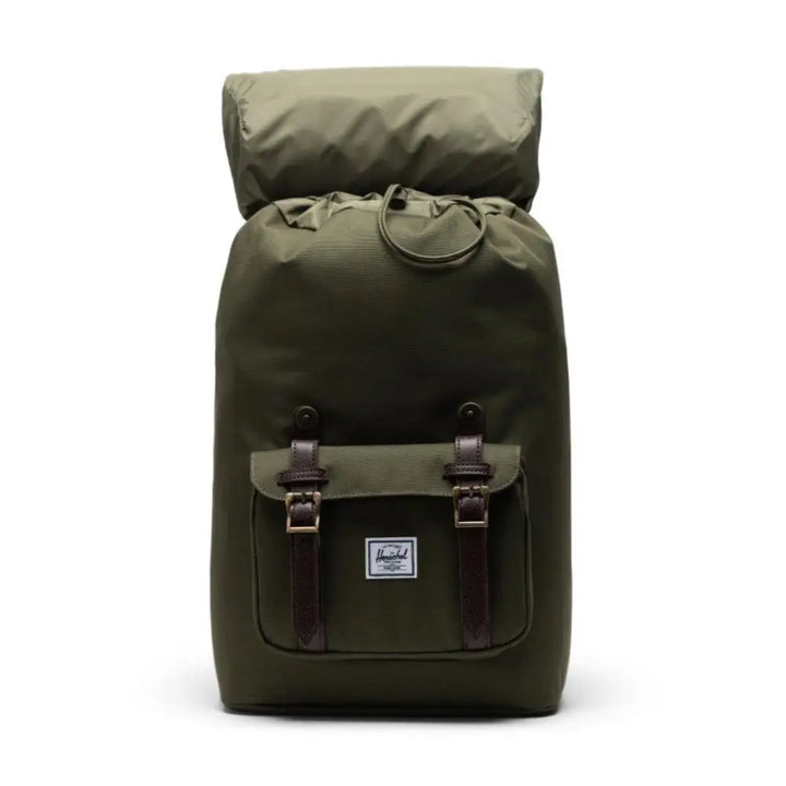 Herschel Little America Mid Vol 13" Ivy Green/Chicory Coffee תיק גב הרשל 17 ליטר