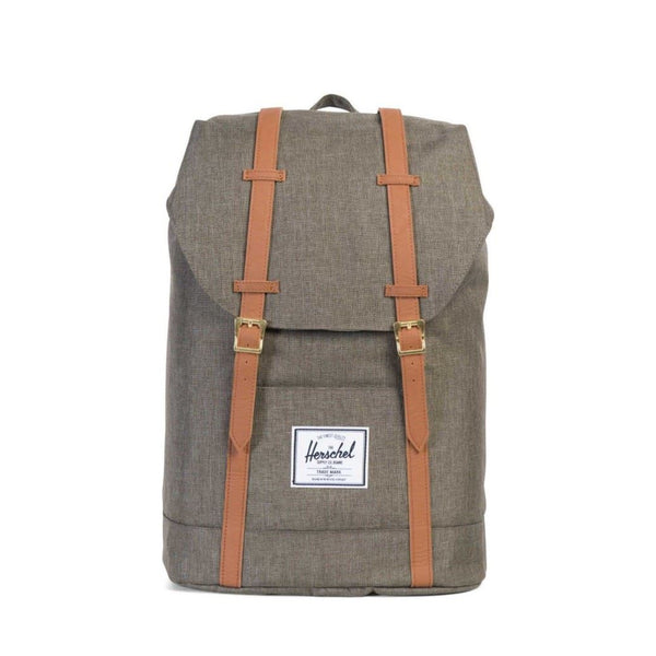 Herschel Retreat Canteen Crosshatch/Tan תיק גב הרשל 19.5 ליטר