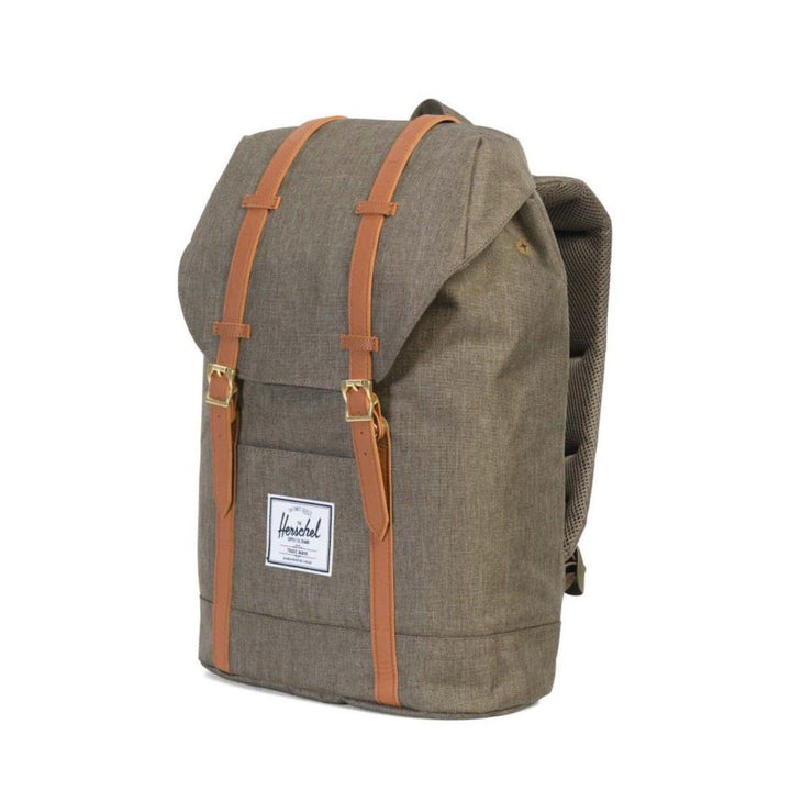 Herschel Retreat Canteen Crosshatch/Tan תיק גב הרשל 19.5 ליטר