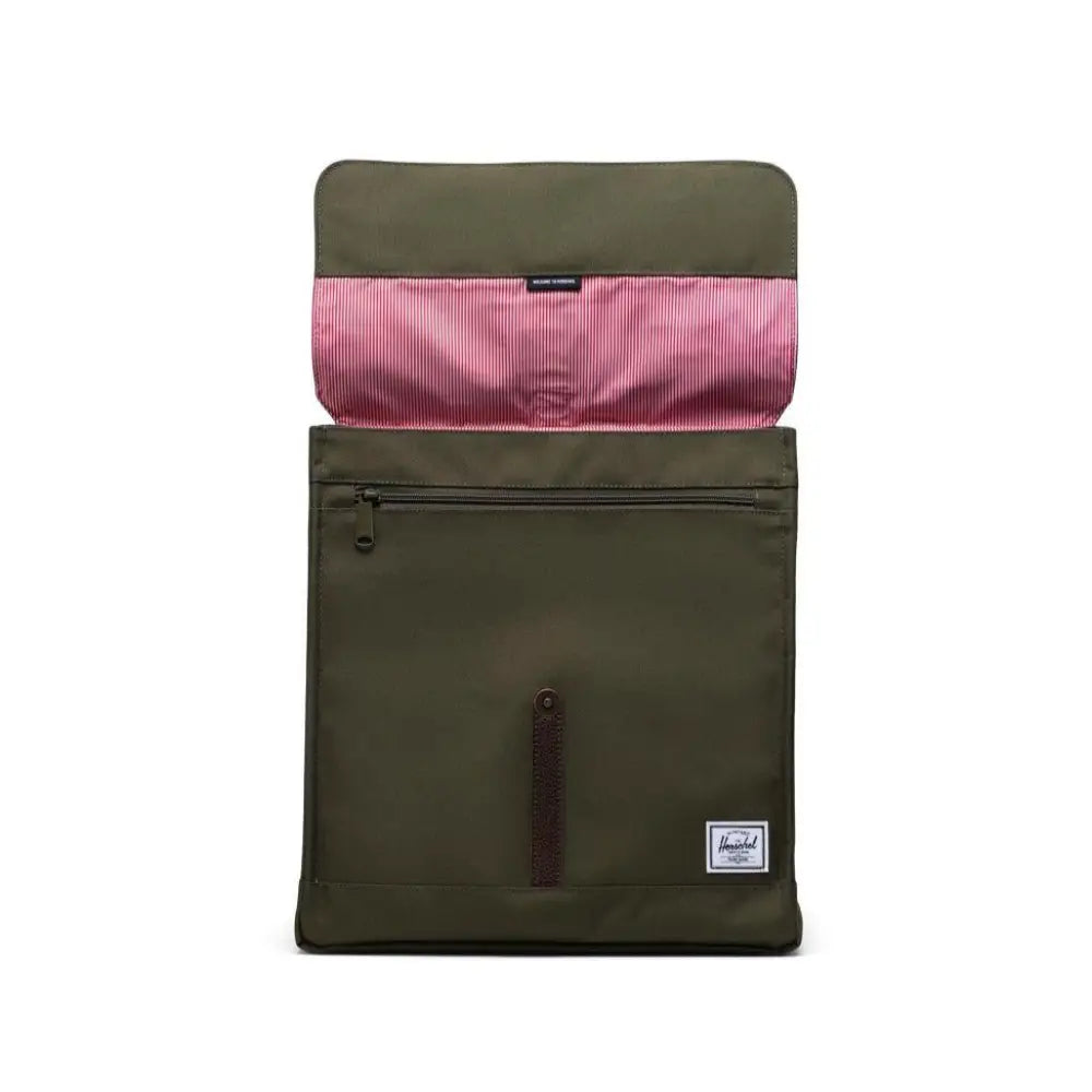 Herschel City Mid-Volume Green/Chicory Coffee תיק גב הרשל סיטי ירוק