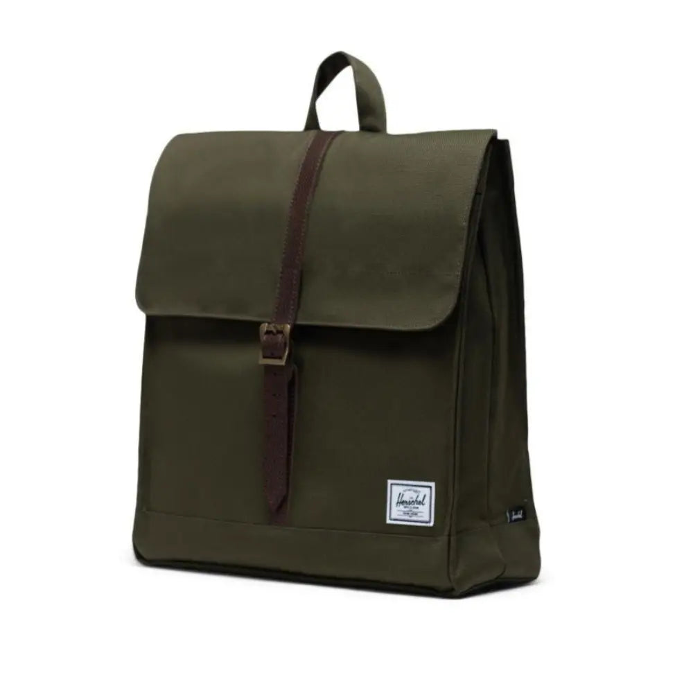 Herschel City Mid-Volume Green/Chicory Coffee תיק גב הרשל סיטי ירוק