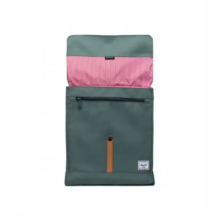 Herschel City Mid-Volume Dark Forest תיק גב הרשל סיטי ירוק יער