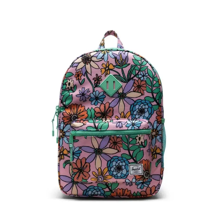 Herschel Heritage Youth XL Flower Daze Romance Rose תיק גב לילדים הרשל הריטאג' פרחוני