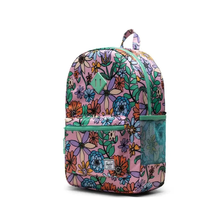 Herschel Heritage Youth XL Flower Daze Romance Rose תיק גב לילדים הרשל הריטאג' פרחוני