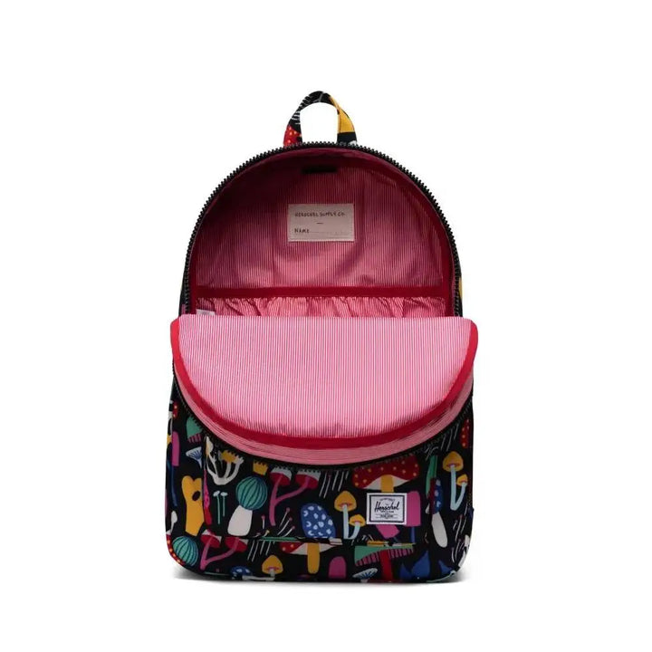 Herschel Heritage Youth XL Emperial Mashrooms Black תיק גב לילדים הרשל הריטאג' פטריות