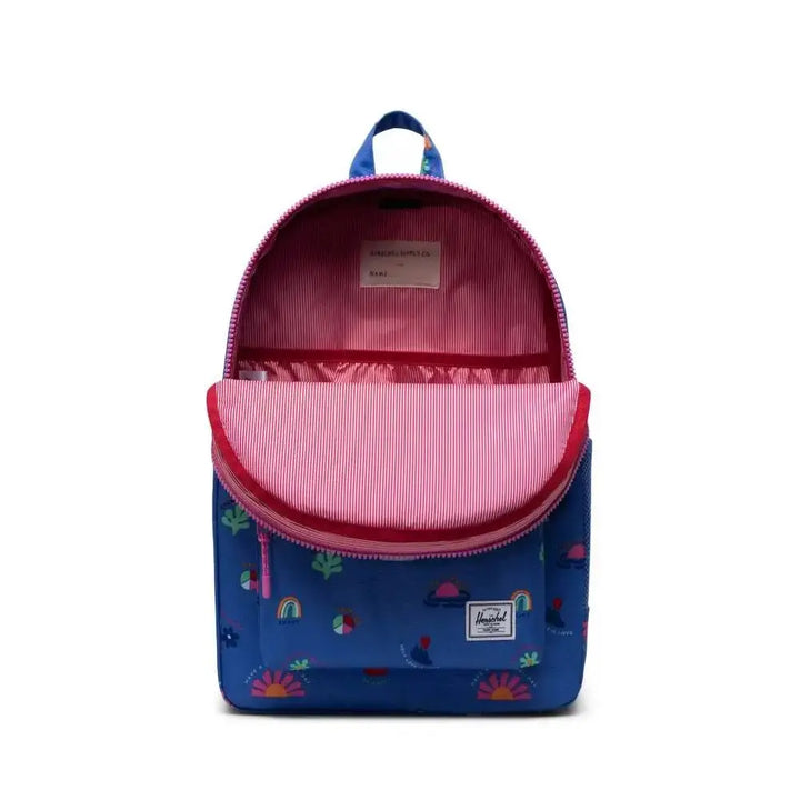 Herschel Heritage Youth XL Emperial Self Love Baja Blue תיק גב לילדים הרשל הריטאג' צבעוני