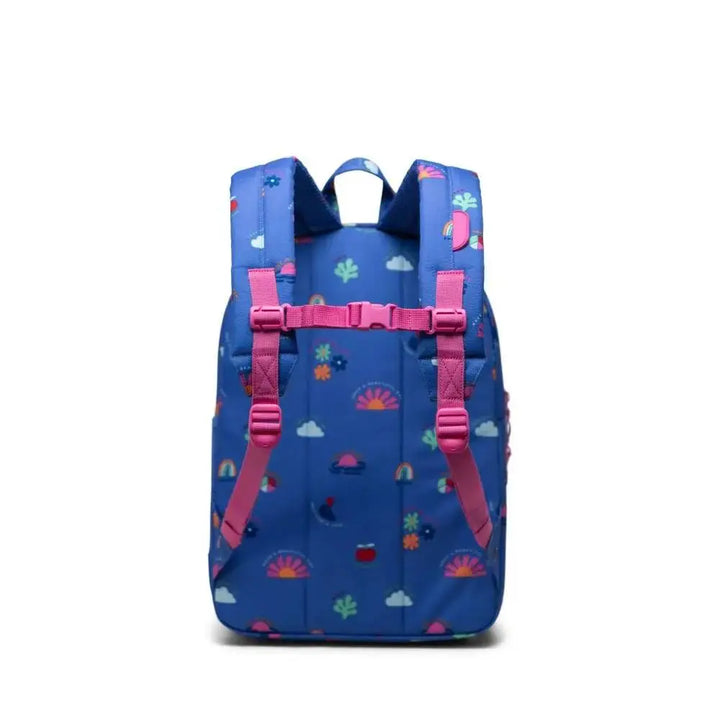 Herschel Heritage Youth XL Emperial Self Love Baja Blue תיק גב לילדים הרשל הריטאג' צבעוני