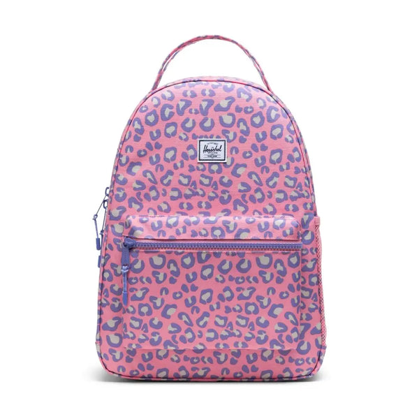 Herschel Nova Youth Pop Leopard תיק גב הרשל נובה יות' מנומר ורוד