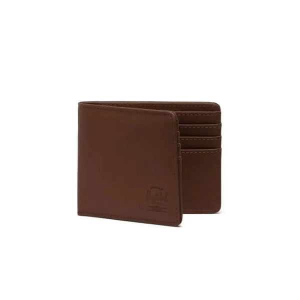 Herschel Roy Wallet ארנק מתקפל דמוי עור חום