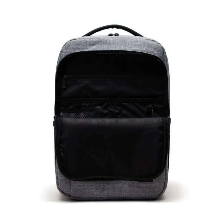 Herschel Kaslo Daypack Tech Raven Crosshatch תיק גב הרשל קסלו אפור 20 ליטר