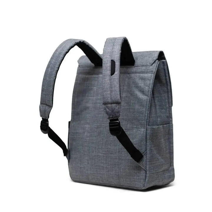 Herschel City Raven Crosshatch תיק גב הרשל סיטי אפור