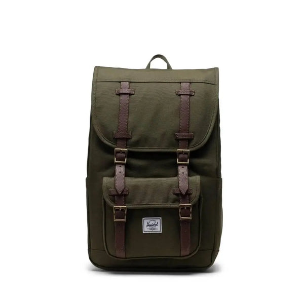 Herschel Little America Mid Volume Ivy Green 15"/16" תיק גב הרשל ליטל אמריקה מיד ירוק צבאי