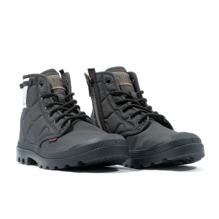 Palladium Pampa Re-Quilted Black נעלי פלדיום שחורות לגבר