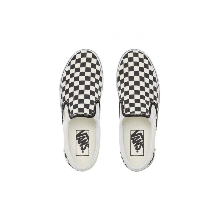 Vans Slip-On נעלי ואנס סליפ און משובצות שחור לבן לגברים