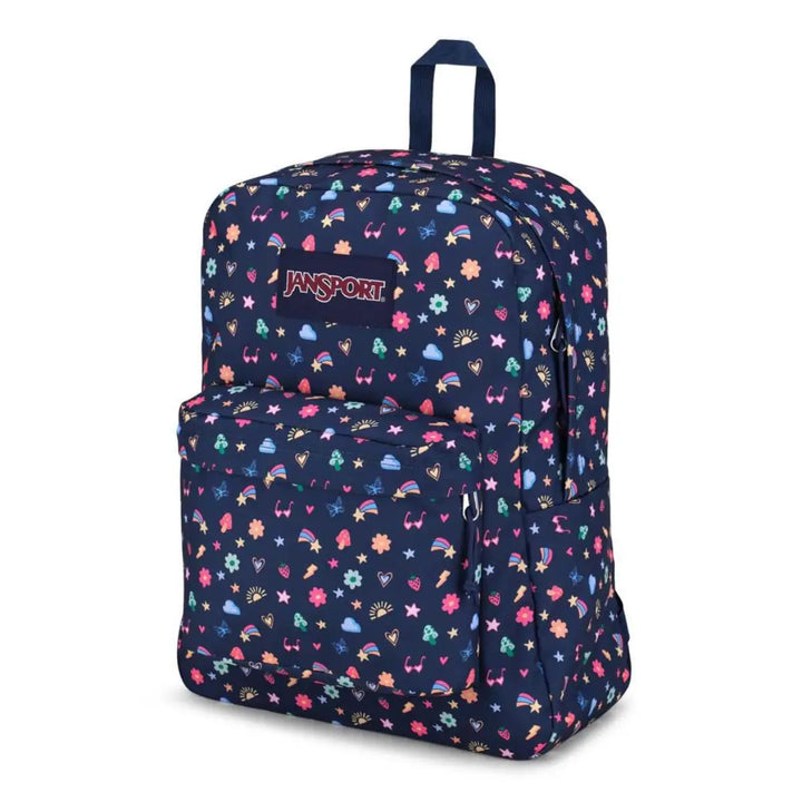 Jansport Superbreak One תיק גב ג'נספורט כחול איורים