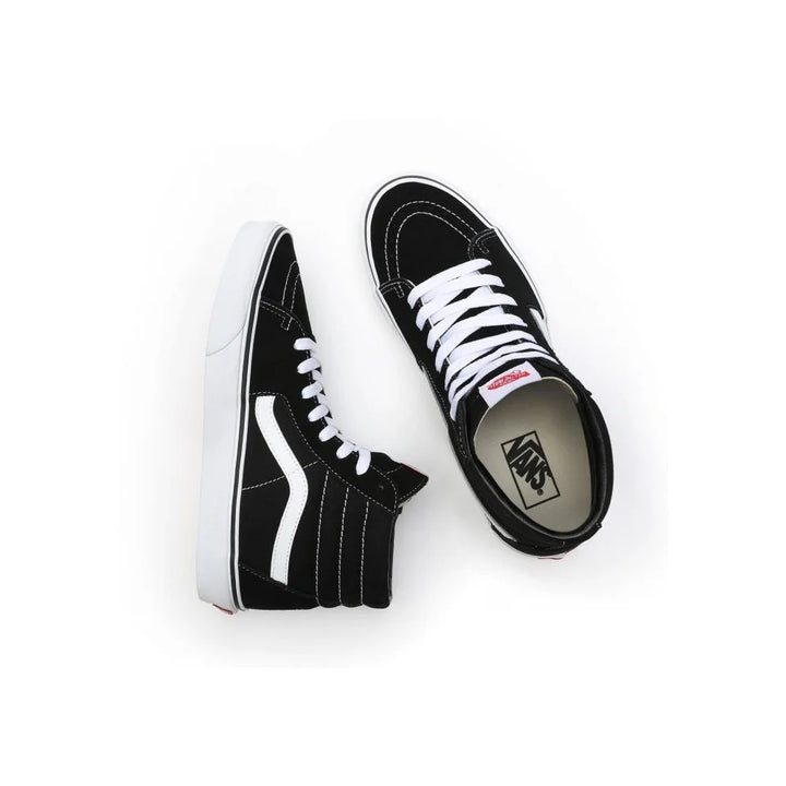 Vans SK8-Hi ואנס סקייט היי שחור לבן לאישה