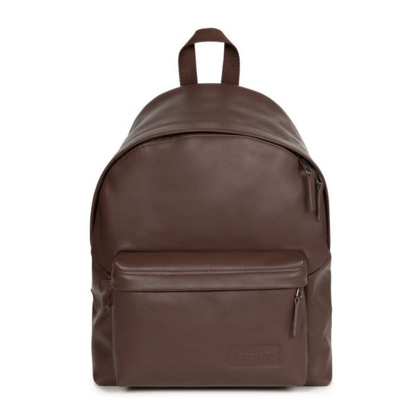 Eastpak Padded Pak'r Brown Leather תיק גב איסטפק למחשב נייד מעור חום