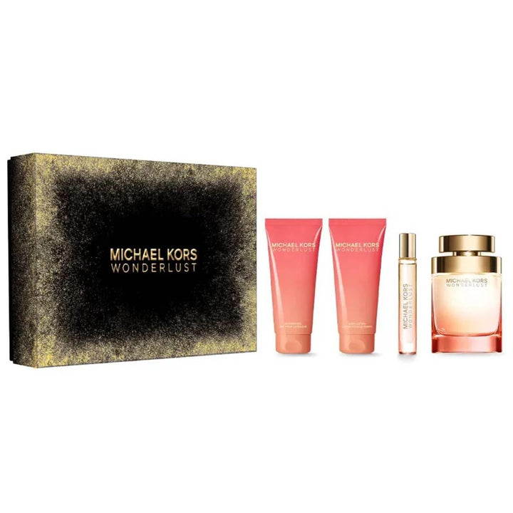 Michael Kors Wonderlust Body Lotion 100ml+EDP 100ml+10ml מארז מבושם לאישה