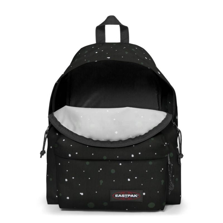 Eastpak Padded Pak'r Splashes תיק גב איסטפק שחור עם נקודות