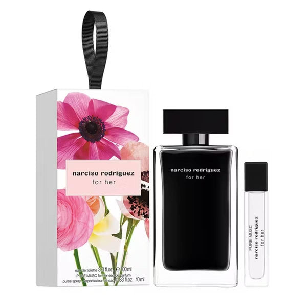 Narciso Rodriguez For Her 100ml EDT + 10ml Pure Musc EDP סט לאישה