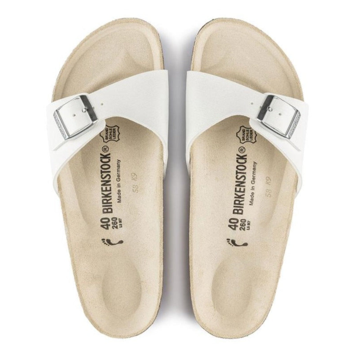 Birkenstock Madrid BS כפכפי בירקנשטוק מדריד לבן