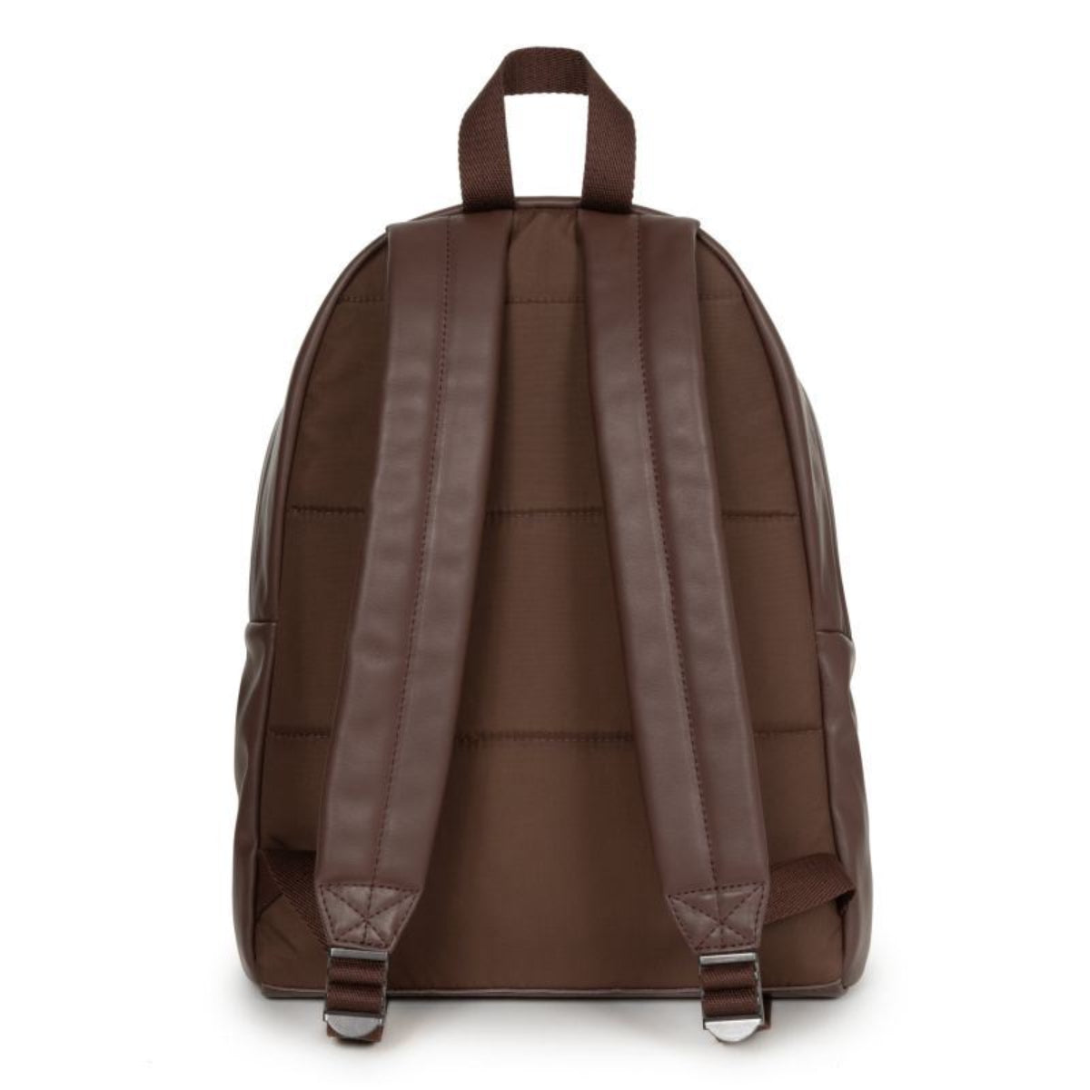 Eastpak Padded Pak'r Brown Leather תיק גב איסטפק למחשב נייד מעור חום