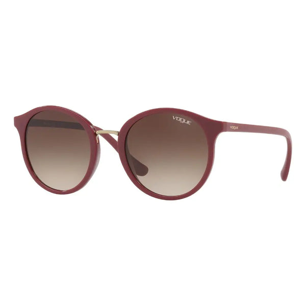 Vogue 256613 Dark Red Round 256613 משקפי שמש