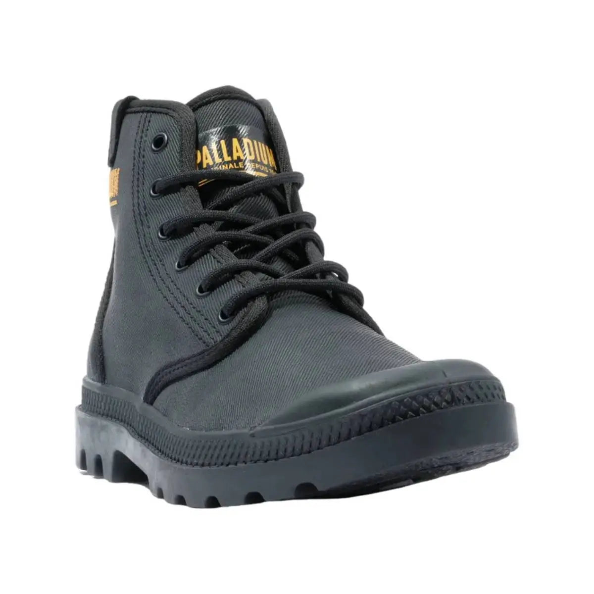 Palladium Pampa Hi Coated Black נעלי פלדיום שחורות לגבר