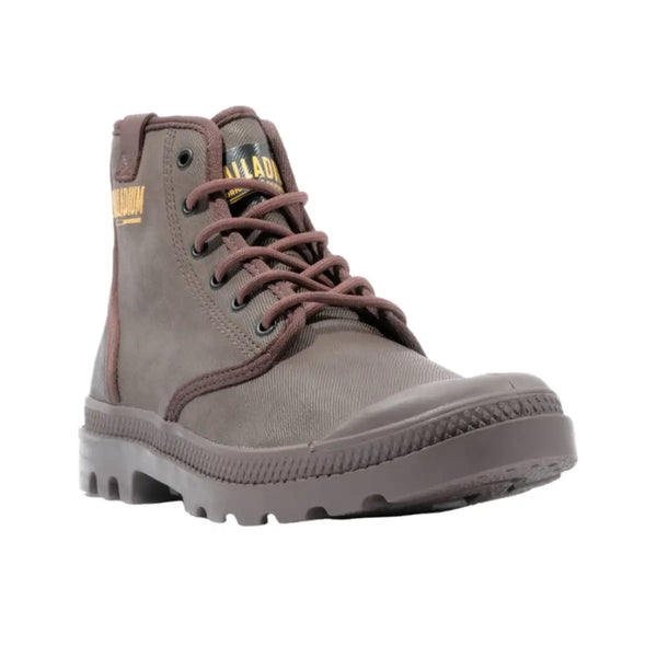 Palladium Pampa Hi Coated Dark Cocoa נעלי פלדיום חום כהה לגבר