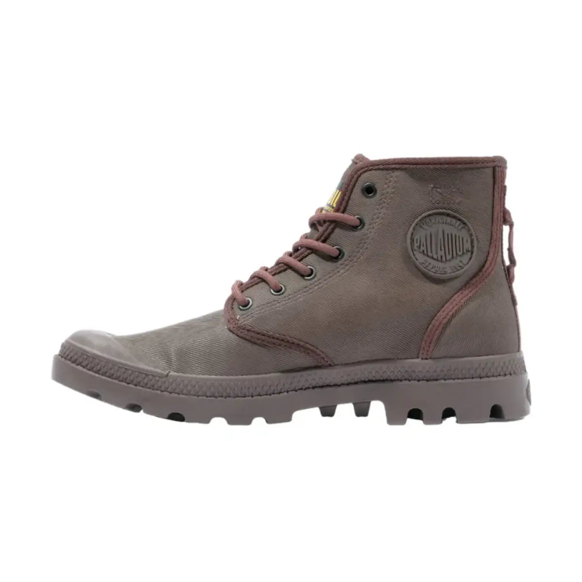 Palladium Pampa Hi Coated Dark Cocoa נעלי פלדיום חום כהה לגבר