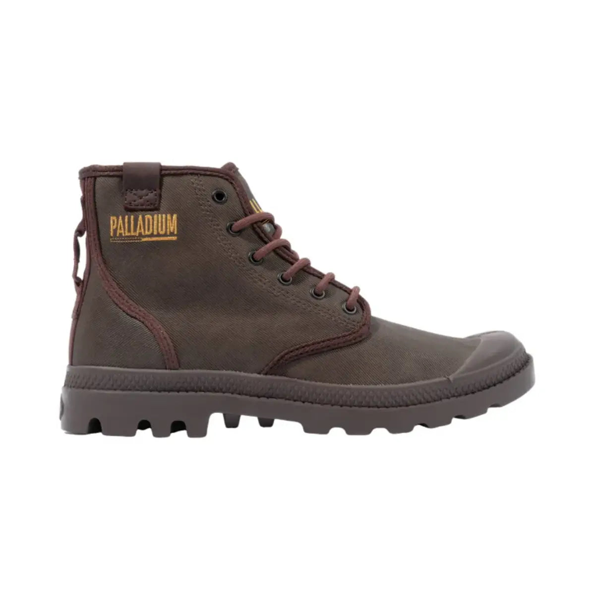 Palladium Pampa Hi Coated Dark Cocoa נעלי פלדיום חום כהה לגבר