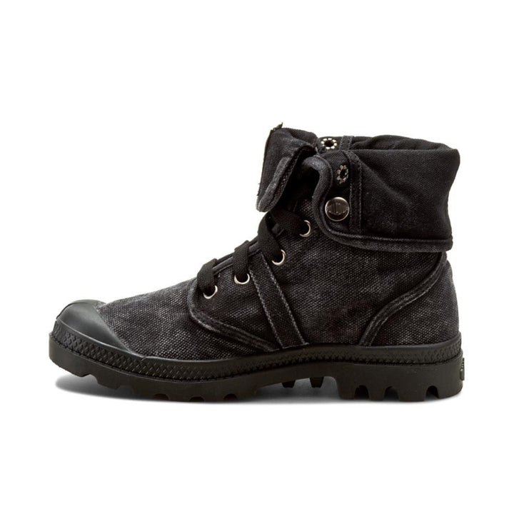 Palladium Pallabrouse Baggy נעלי פלדיום עם קיפול לגבר שחור מטאלי