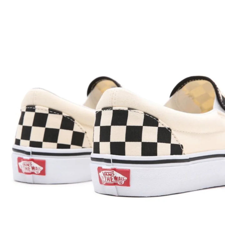 Vans Slip-On נעלי ואנס סליפ און משובצות שחור לבן לגברים