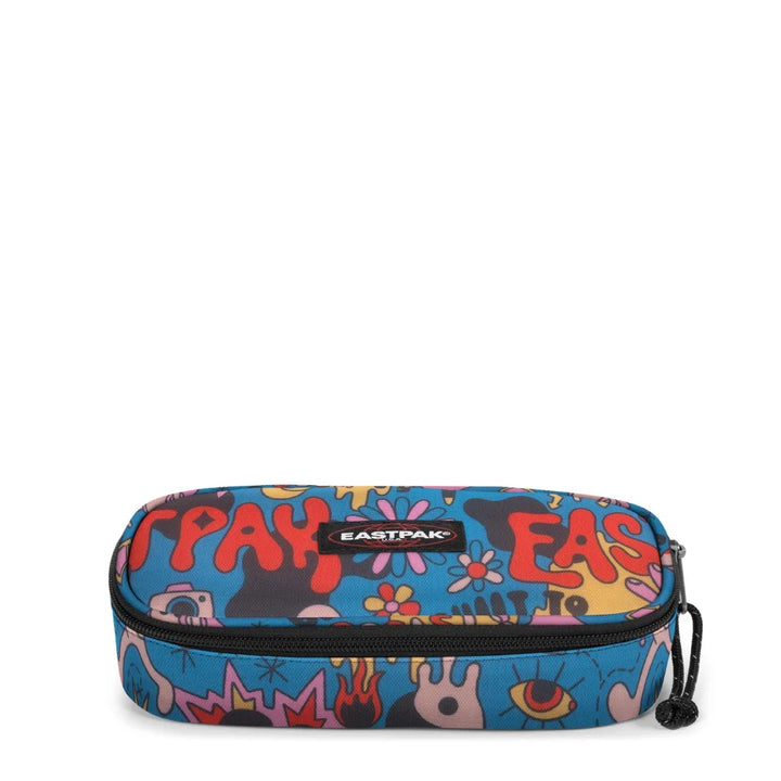 Eastpak Oval Doodle Blue קלמר איסטפק מקושקש כחול