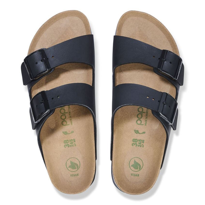 Birkenstock Arizona Papillio Flex Platform כפכפי בירקנשטוק שחורות לנשים בשיתוף פעולה עם פפיליו