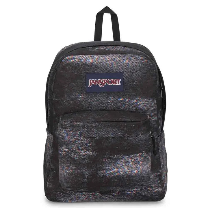 Jansport Superbreak One Screen Static  תיק גב ג'נספורט שחור מסך סטטי