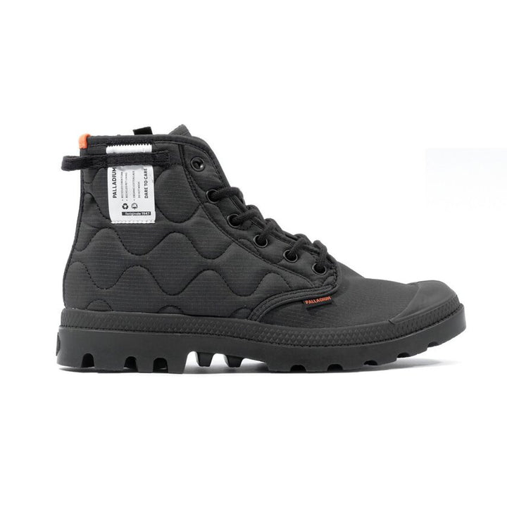 Palladium Pampa Re-Quilted Black נעלי פלדיום שחורות לגבר