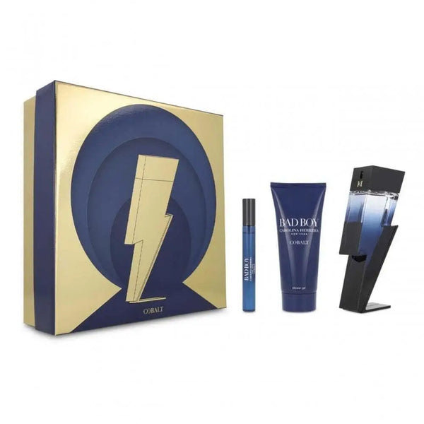 Carolina Herrera Bad Boy Cobalt EDP מארז מבושם לגבר